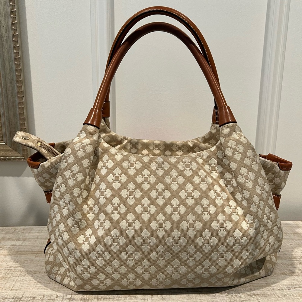 Kate Spade Stevie Stucco Shoulder Tote Bag EUC - Picture 7 of 15